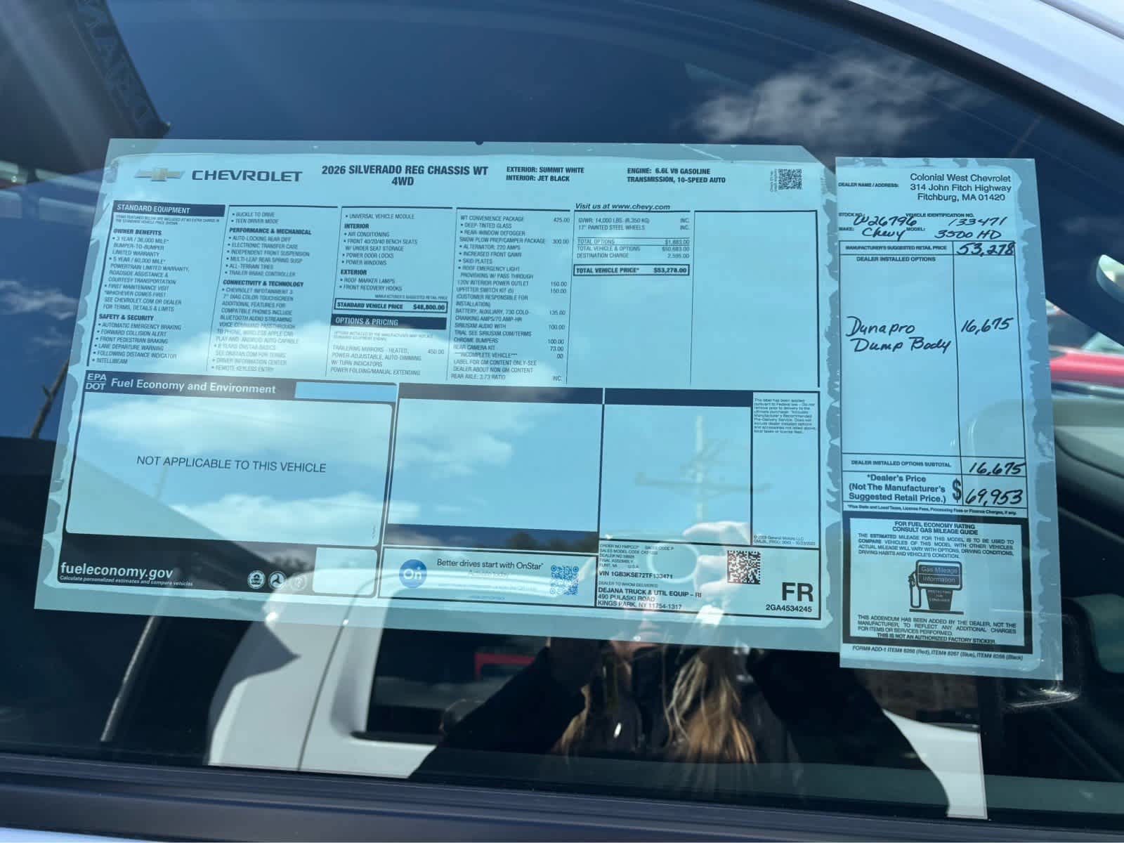 2026 Chevrolet Silverado 3500 HD Chassis Cab Work Truck