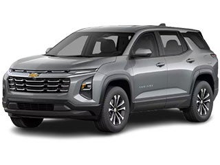 A green 2025 Chevrolet Equinox